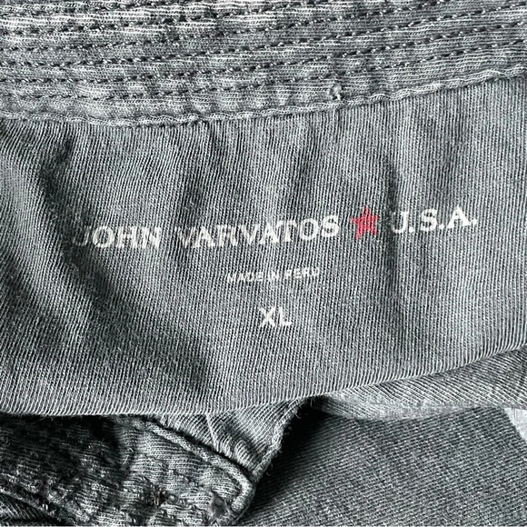 John Varvatos peace polo Shirt washed gray 29124 - Picture 14 of 16